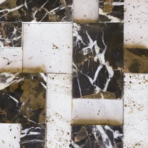 Travertine Black n Gold